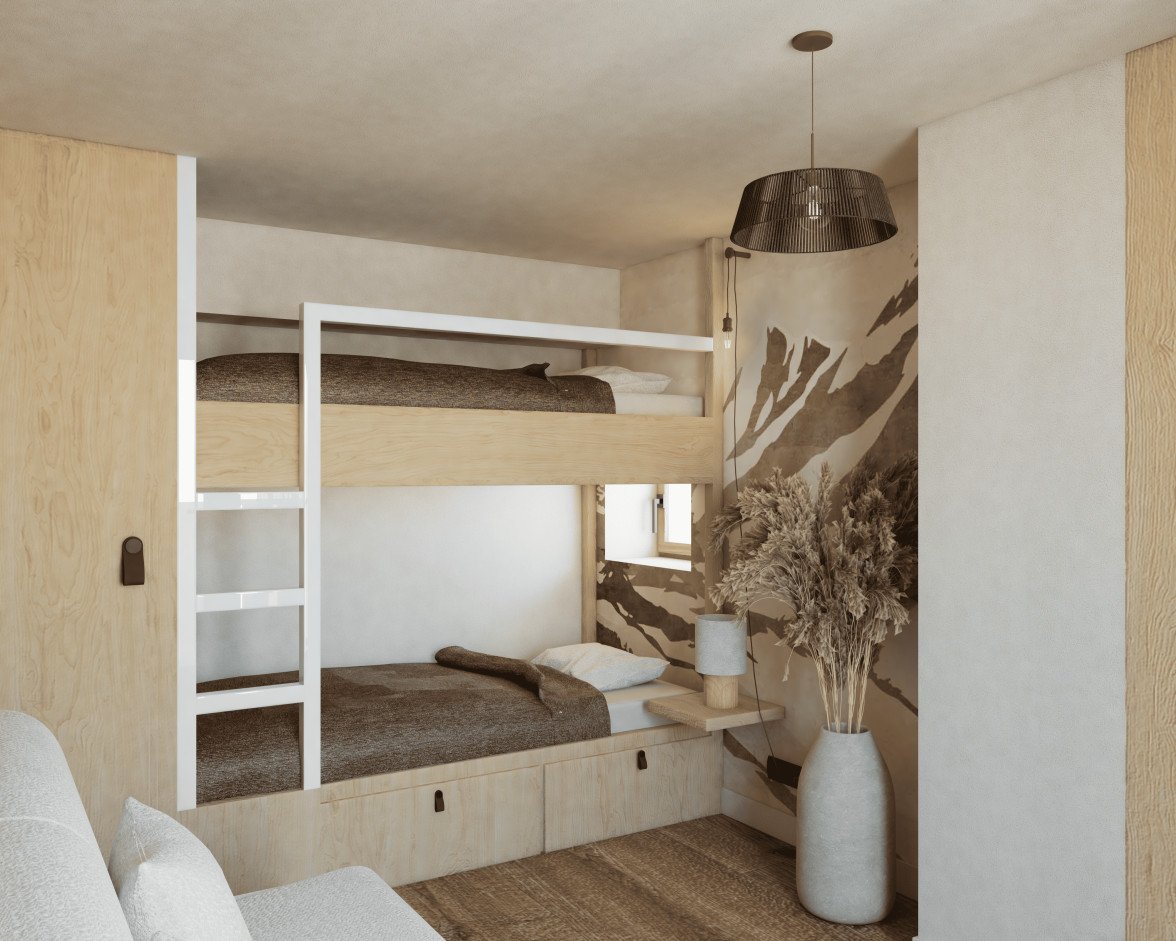 architecte-d-interieur-renovation-les2alpes-chambre-enfants-isere